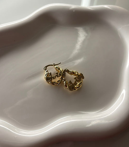 Custom Name Earrings