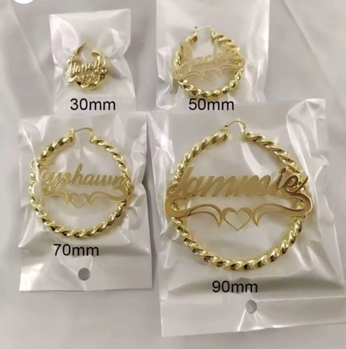 Custom Name Earrings